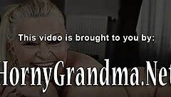 Hairy granny pussy spermed after intense interracial hardcore fuck