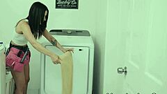 anna claire clouds straps horny roommate chanel camryn mid-dishwash?