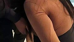 domineering husband parades slutty wife for friend's massive cock pounding and cumshot