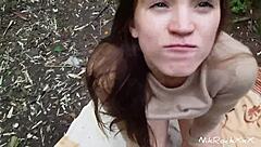 park pickup teen anal fucked rough ass to mouth cum