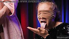 Angry Tricked Sucking Cock Blind Taste Game Xsanyany