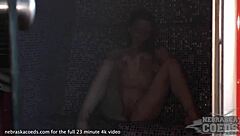 Sweet Big Boobed Paula Masturbates Intensely In Shower Sauna Jacuzzi