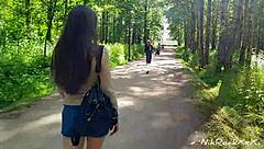 park pickup teen anal fucked rough ass to mouth cum