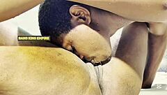 mature wife moans through bbc blowjobs and creampie loads