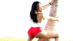 jayla foxx ebony curves dildo masturbation pickup truck solo toy play