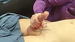 stepmom punishes my jerkoff with strapon ass fuck part 1