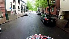 Portland PAWG Bubble Butt Rides Cock