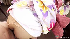 aki igarashi kimono fuck thrill
