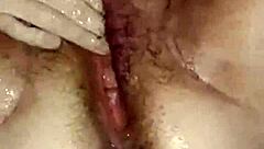 bbw milf's pussy gets fisted and wrecked close-up