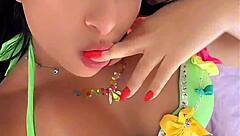 Sext Latina Emanuelly Raquel's Carnaval Jerk Off Commands