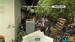 imagine fucking a naughty gypsy chick outdoors while her family watches nearby