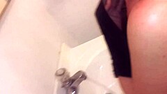 Vivi soaks in hot golden shower drenching!