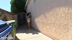 american teen brunette LOVES cock in her NICE ASS!