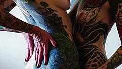 skin tattoo banana play generated with ai