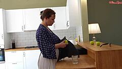 naughty teen seduces milf's lover for huge dick mouth fuck