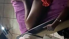 mature ebony takes it bent over big ass