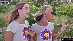 Chloe Temple Loves Double Vaginal Creampies in Threesome with Khloe Kapri