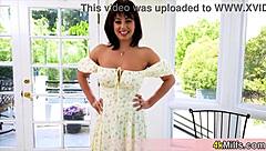 french milf flaunts huge tits in taboo pov fuck