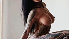 skin tattoo banana play generated with ai