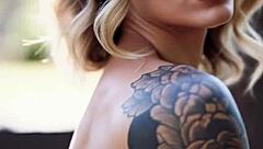skin tattoo banana play generated with ai
