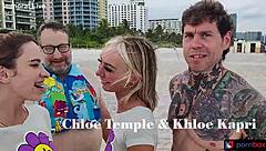 Chloe Temple Loves Double Vaginal Creampies in Threesome with Khloe Kapri