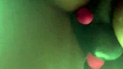 pov strap-on pounding my ebony girlfriend subscribe for full rough fuck