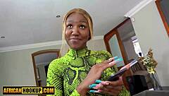 big tits black dancer railed hard on tape