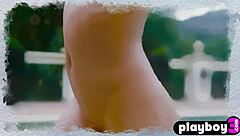 Big Booty Latina Poses Naked Poolside Teasing Curves