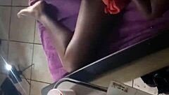 mature ebony takes it bent over big ass