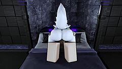 Pounding furry roblox slut's wet big ass hard