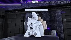 Pounding furry roblox slut's wet big ass hard