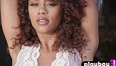 Amazing Black Teen Scarlit Scandal Poses Seductively!