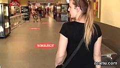 glamorous czech teen tempted in mall and drilled hard pov