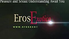 Erotic oiled self-massage tempts intimate release
