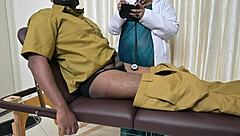 Doctor surprises patient checking huge cock hospital