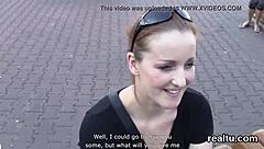 glamorous czech teen tempted in mall and drilled hard pov