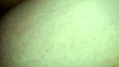 brunette with big ass tits wet pussy fucked hardcore on bed by monster cock
