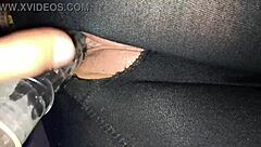 wild streetwhore endures extreme triple anal pounding