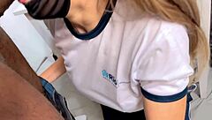 professor negro barebacks blonde student uniform creampie school