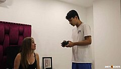 i cheated and fucked my blonde milf instead of just watching her