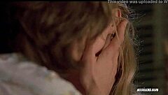 janet gunn bares her curves in night of the running man scene
