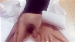 Young milf strips naked for intense anal fetish play