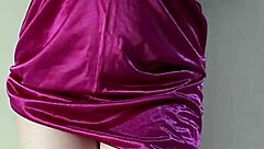 bening banget cewek bali colmek purple silk satin dress squirt