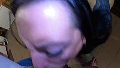 shiny cameltoe milf mommy deepthroats cock with dirty talk cum play preview