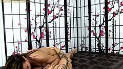 want this sexy brunette's oiled body in erotic massage?