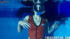 Helen Star Sexy Swimwear Night Apnea Pool