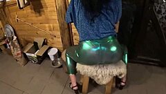shiny cameltoe milf mommy deepthroats cock with dirty talk cum play preview
