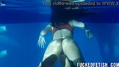 Helen Star Sexy Swimwear Night Apnea Pool