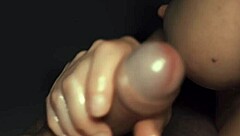 Handjob Ends With Cum On Tits