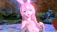 Megurine Luka's Full Nude Red Leaf Project Diva Mod Exposed